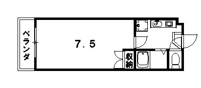 カーサフォレスト西賀茂の間取り