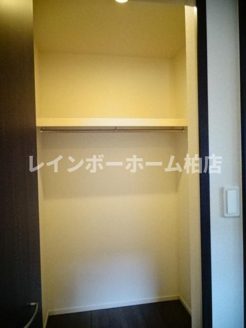 収納　ウォークインクローゼットです