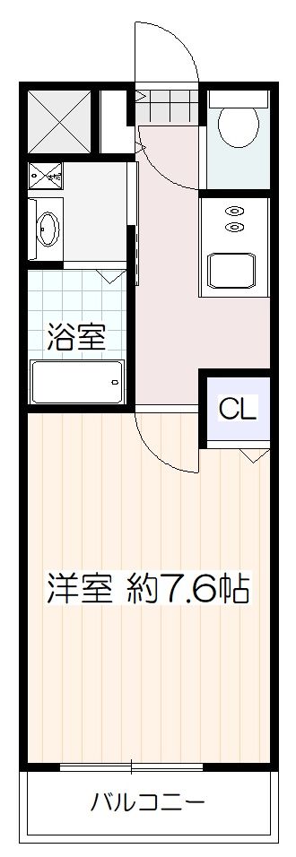 Flourish市名坂の間取り写真