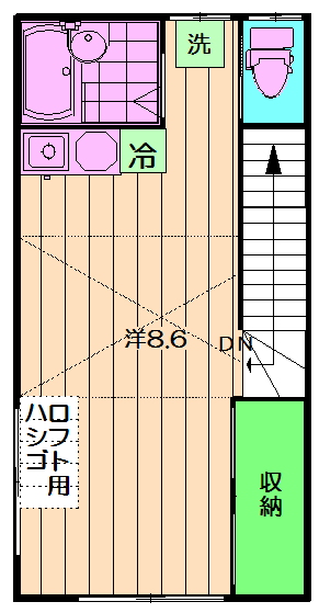 辰巳ハウスの間取り