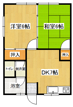 コーポ藤山の間取り