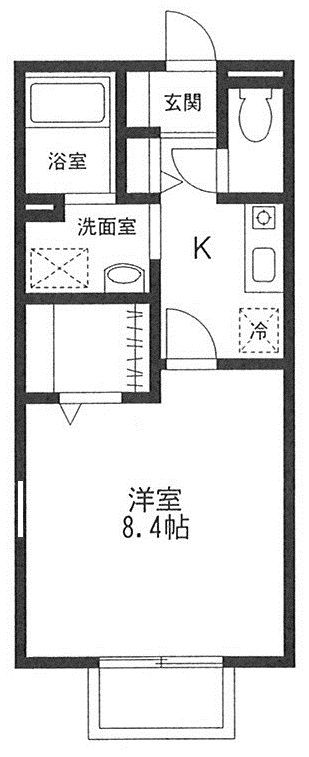 カーサＴＴＹIIの間取り