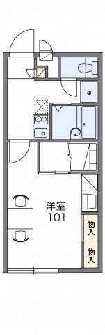 レオパレス泉が丘の間取り