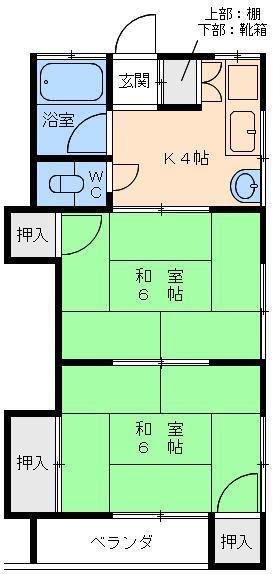 誉荘の間取り