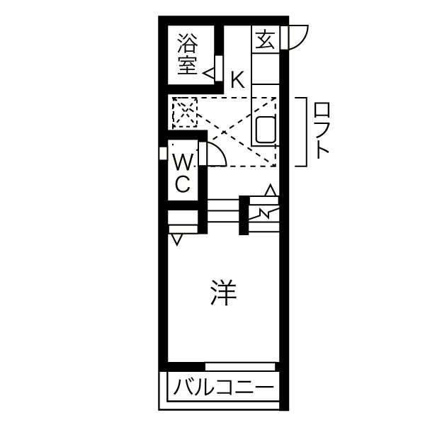 隠れ家（カクレガ）8-836の間取り