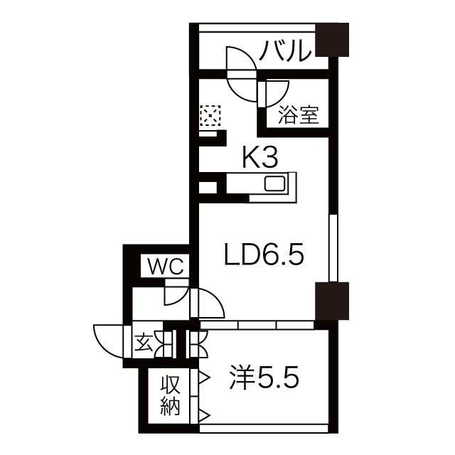 ノンナ　ミーア（八光ビル）の間取り