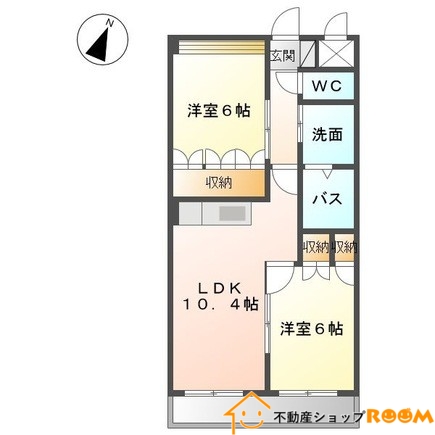 ソレイユの間取り