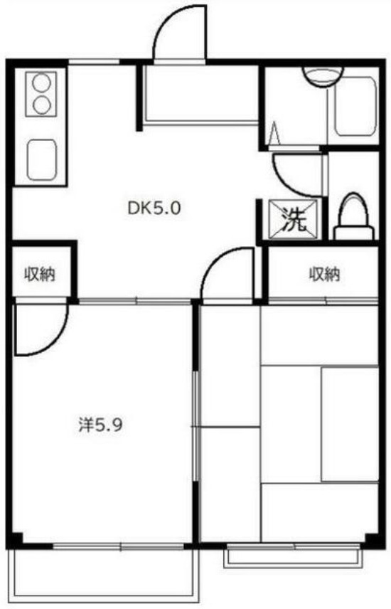 エルディム斉藤IIの間取り