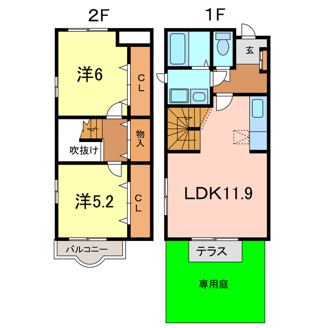 タウン樹 C_間取り_0