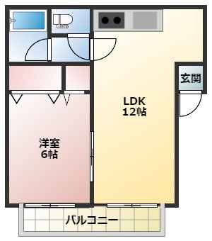 シティハイツカサミアIの間取り