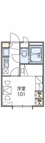 レオパレスＷｉｎｇの間取り