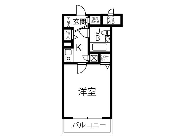 クリオ二俣川参番館の間取り