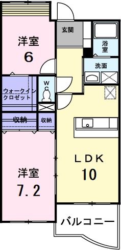 シルクスクェアの間取り