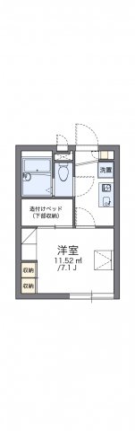 川崎市幸区戸手のアパートの間取り