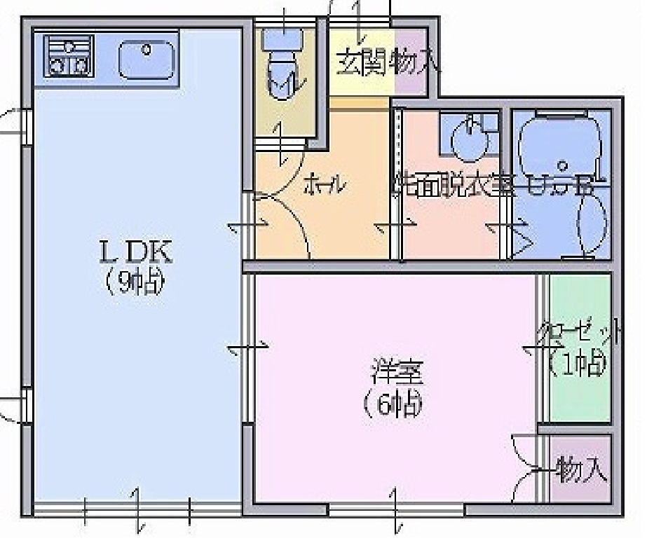 グリーンパークBの間取り