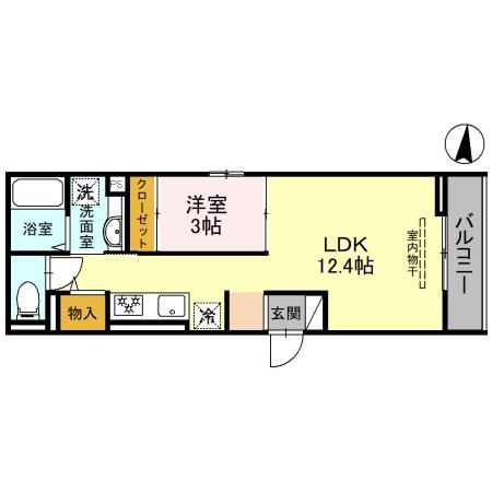 D-ROOM岩押町の間取り