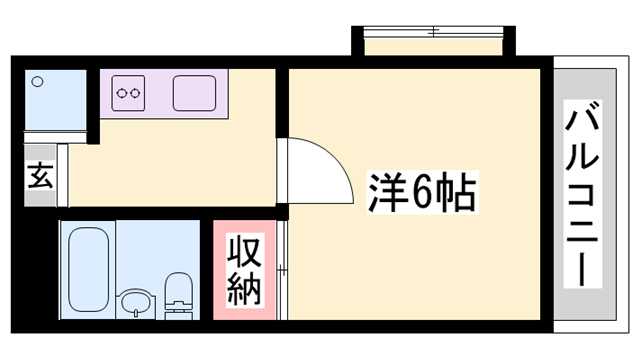 高砂市高砂町朝日町のマンションの間取り