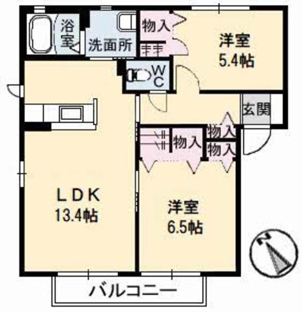 シャーメゾン末広の間取り