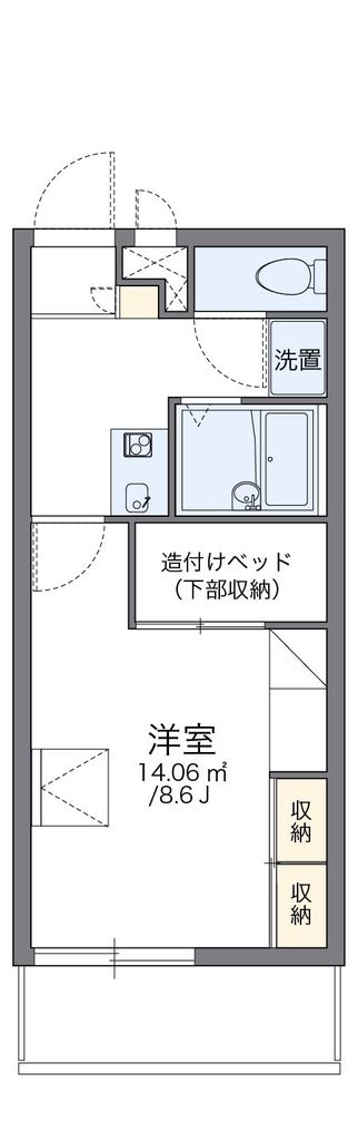 我孫子市南新木のマンションの間取り