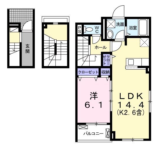 シュトラールの間取り