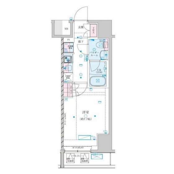 ＧＥＮＯＶＩＡ川崎ＶＩＩの間取り