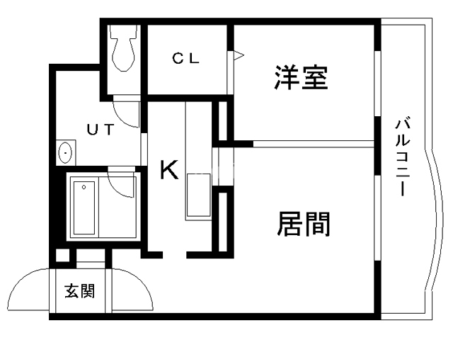 帯広市西八条南のマンションの間取り