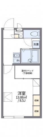 レオパレス舟橋新の間取り