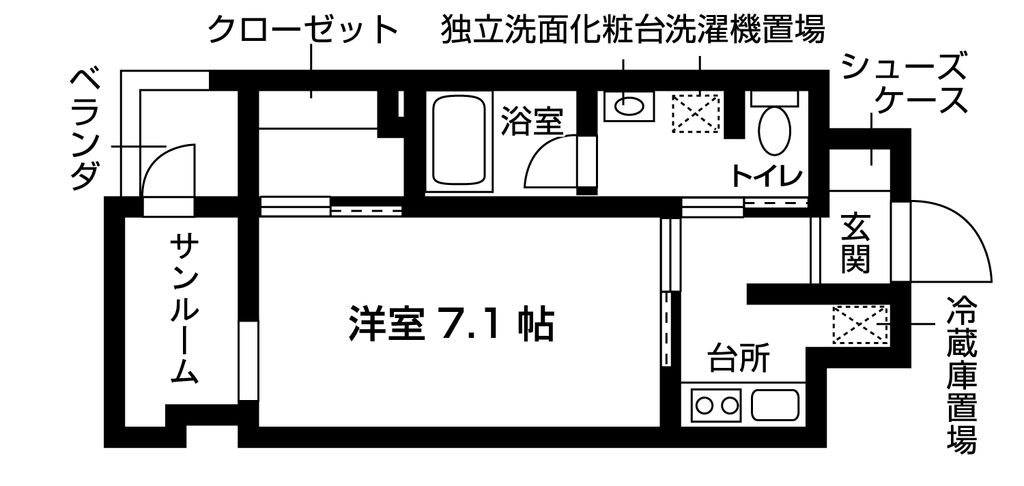 エスト日比野の間取り