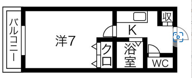 コーポ・フォーレスト清原A棟の間取り