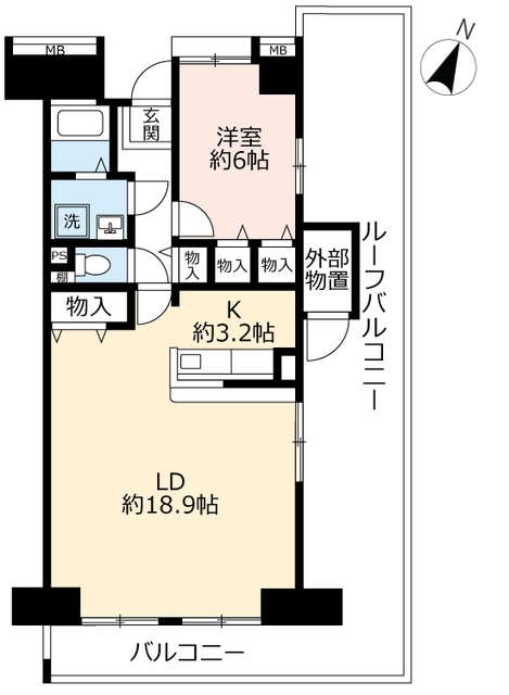 ＵＲ白鳥パークハイツ大宝の間取り