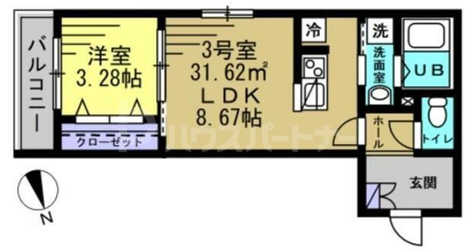 シエルドール南柏の間取り