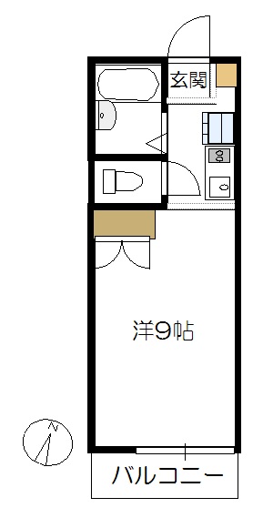 グリューネＡ棟の間取り