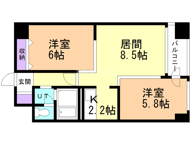 エスパシオ白石の間取り