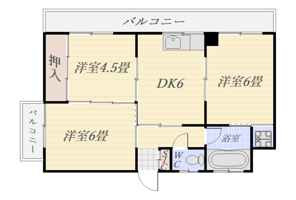 第二旭ビルの間取り