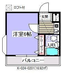 【ローズアパートK24番館の間取り】