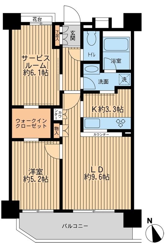 レジデンス八王子明神町の間取り