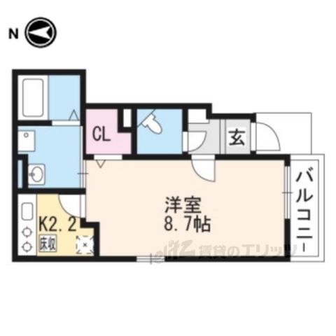 リブラン御蔭の間取り