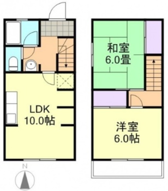 【パークハイツツカサ　Ａの間取り】