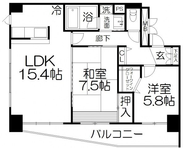 【グリーンフォレスト大宮の間取り】