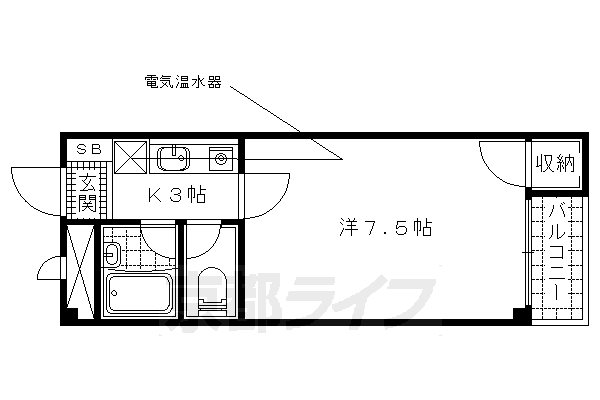 メゾンドカルムの間取り