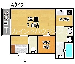 【大阪市西成区聖天下のアパートの間取り】