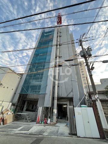 【大阪市阿倍野区松崎町のマンションのエントランス】