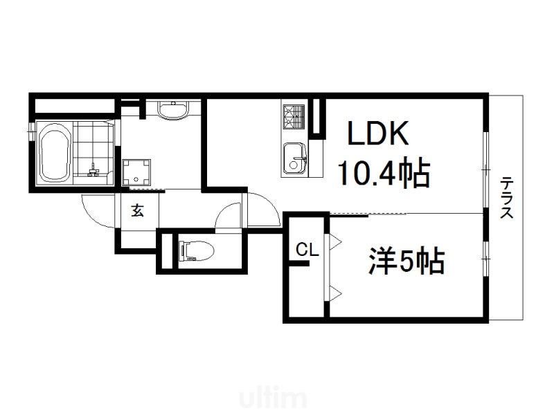 フルーレ神明の間取り