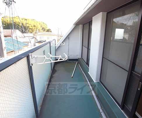 バルコニー　広いベランダです。