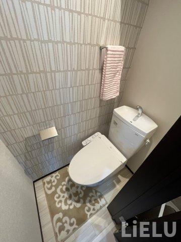 トイレ　同シリーズ物件のモデルルームになります※現況優先先