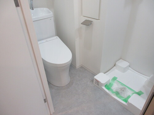 その他設備　2026年1月撮影　洗濯機置き場・トイレ