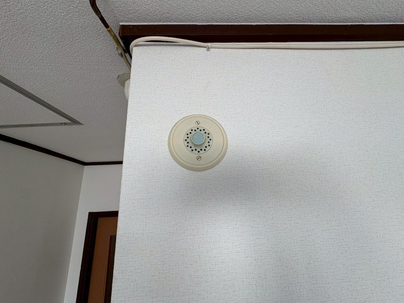 セキュリティ　来客時にはこちらのチャイムで知らせてくれます。