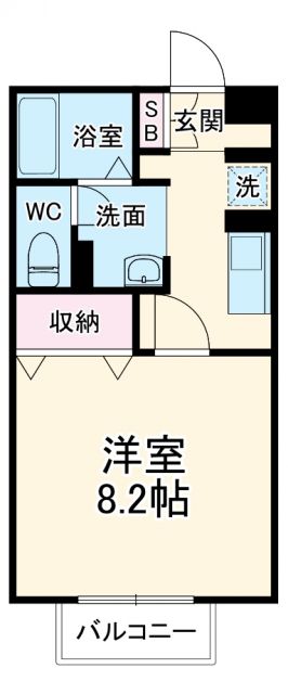 メービウス湘南台の間取り写真