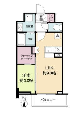 セレニテ谷町四丁目アリエの間取り写真