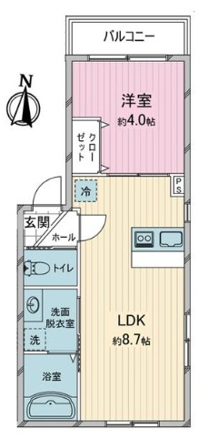 ロジュマン秋津の間取り写真